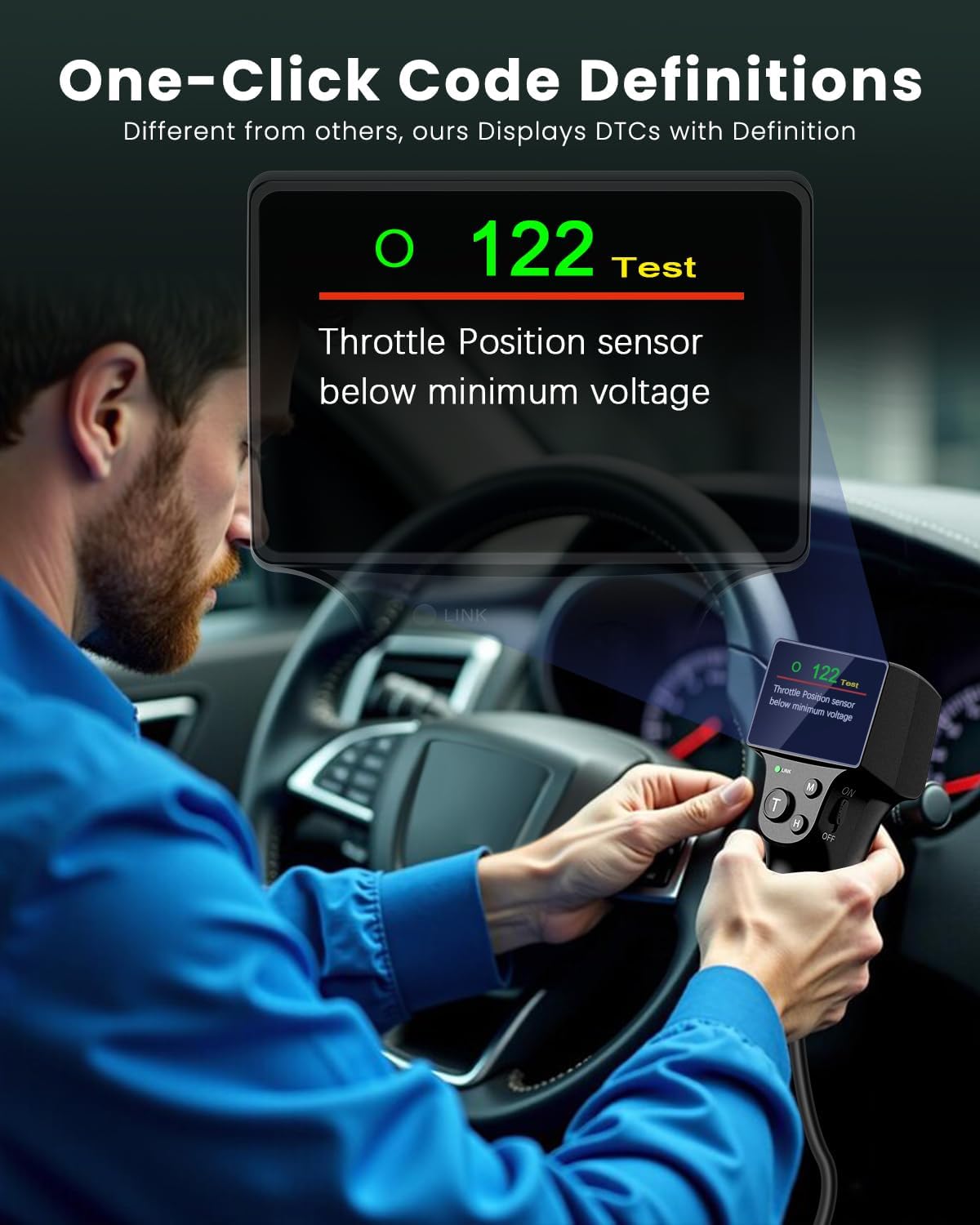 JOPLAY Ford OBD1 Digital Code Reader view 2