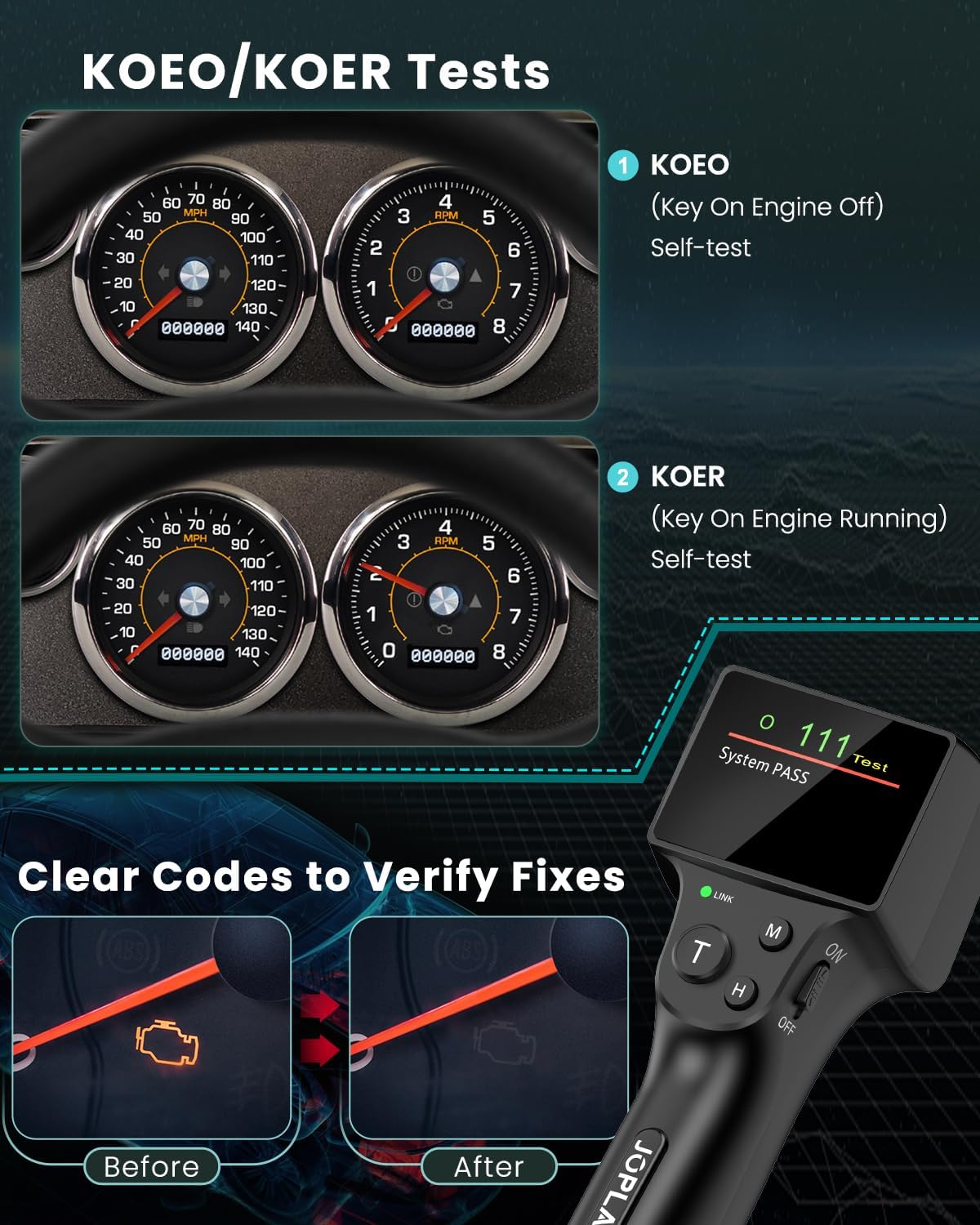 JOPLAY Ford OBD1 Digital Code Reader view 5